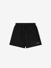 Essentials FW26 Classic Sweatshort in black with elastic waistband drawstring relaxed fit clean hem and subtle logo detail Bottoms