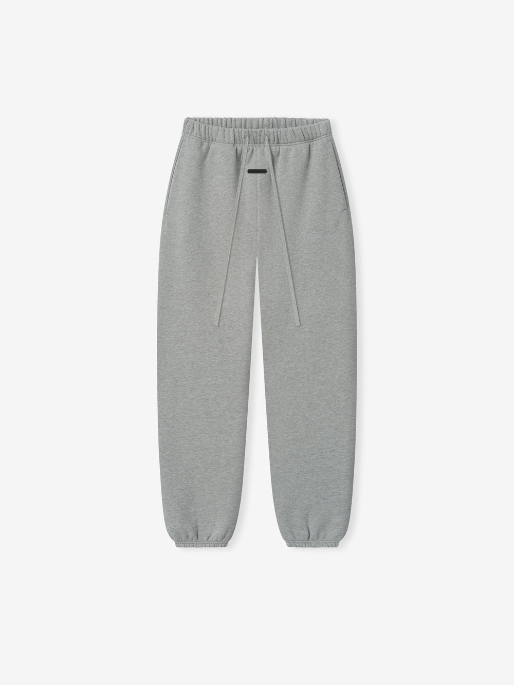 Gray sweatpants on a white background