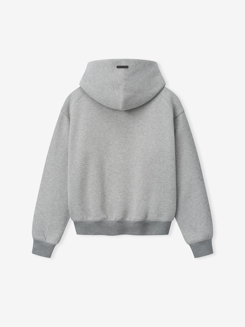 Gray hoodie on a white background