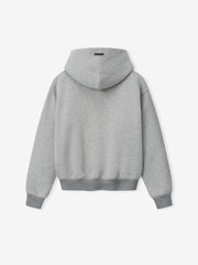 Gray hoodie on a white background
