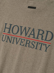 Close-up of brown Howard University 90s Tee with bold black text and red underline detail sNx-3z7g.jpg gallery 0